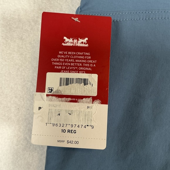 Levis Big Boys Relaxed‎ Performance Cargo Nylon Shorts Blue Size 10 Reg NWT - Picture 6 of 9